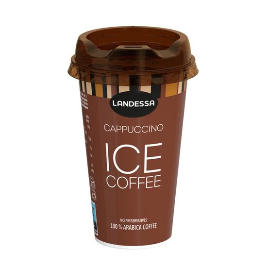 Ice coffe cappuccino Landessa, pahar, 230ml