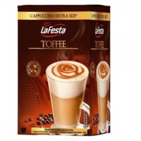 Cappuccino EXTRA SIZE, cu Toffee, La Festa, 8 bucati, 176g