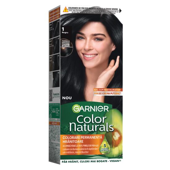 Color Naturals Garnier Vopsea de Păr Nr. 1 Negru