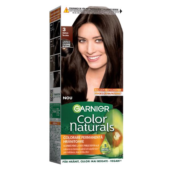 Color Naturals Garnier Vopsea de Păr 3 Șaten Închis