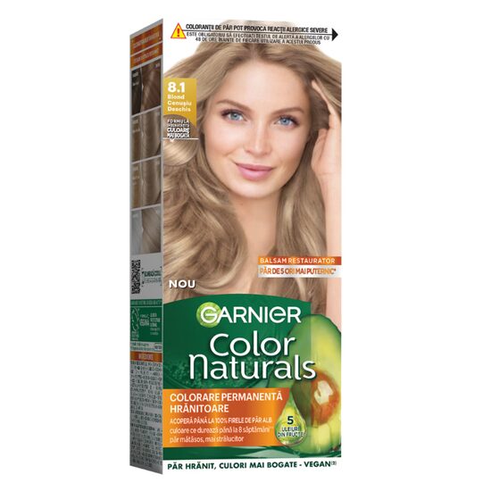 Color Naturals Garnier Vopsea de Păr 8.1 Blond Deschis Cenușiu