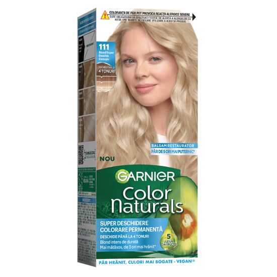 Color Naturals Garnier Vopsea de Păr 111 Blond Super Deschis Cenușiu