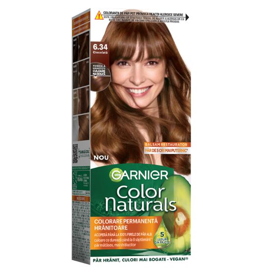 Color Naturals Garnier Vopsea de Păr 6.34 Ciocolată