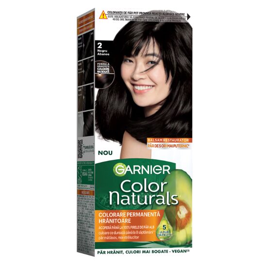 Color Naturals Garnier Vopsea de Păr 2.0 Negru Abanos