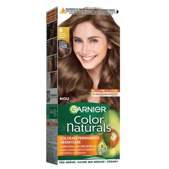 Color Naturals Garnier Vopsea de Păr 6 Blond Mediu Natural