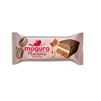 Măgura Prăjitură cu cremă de banane și macaron, umplutură de caramel și glazură de cacao cu lapte (banoffee) – 35 g