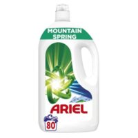 Detergent de rufe lichid Ariel Mountain Spring,80 spalari,4L