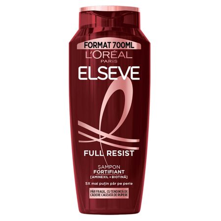 Sampon fortifiant pentru par fragil cu tendinta de cadere Full Resist, 700 ml, Elseve