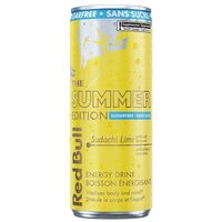 Băutură energizantă Red Bull Ediția de vară Sudachi Lime cu aromă de sudachi și lime 250ml, SGR
