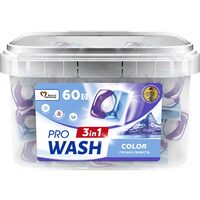 Detergent de rufe capsule PRO WASH 3in1 Alipine Freshnes Colors, 60 Spalari