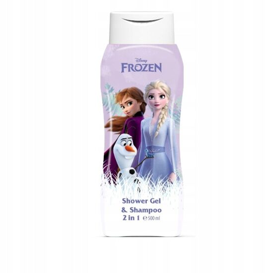 Sampon si gel de dus 2 in 1 Frozen, 500 ml