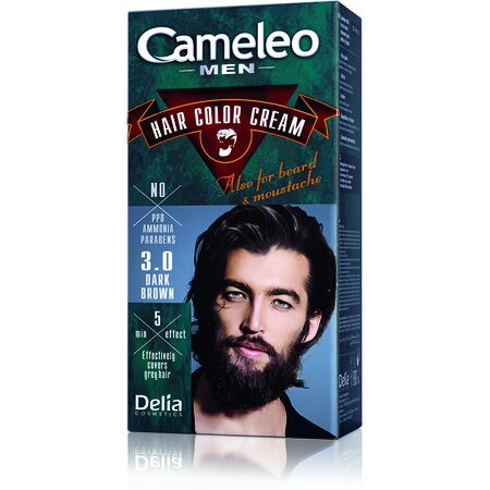 Vopsea de păr pentru bărbați Cameleo Men 3.0 Dark Brown