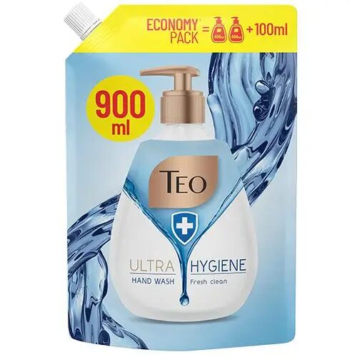 Rezerva sapun lichid Teo Ultra Hygiene Fresh Clean, 900 ml