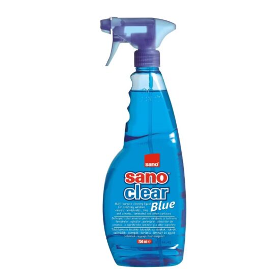 Detergenti geamuri Sano Clear Blue Trigger 750ml