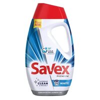 Detergent de Rufe Lichid Savex Premium White, 24 Spalari, 1.08 l