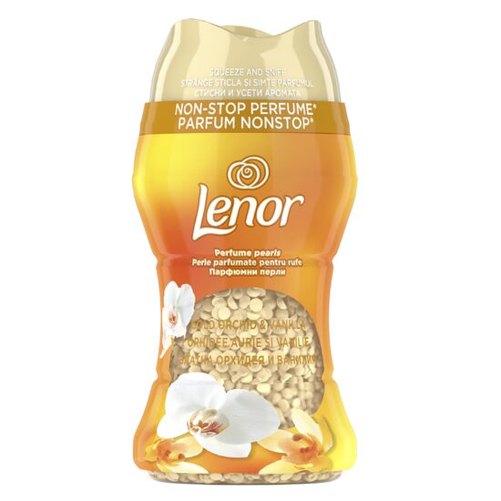 Perle parfumate pentru rufe Lenor Gold Orchid & Vanilla, 150 g