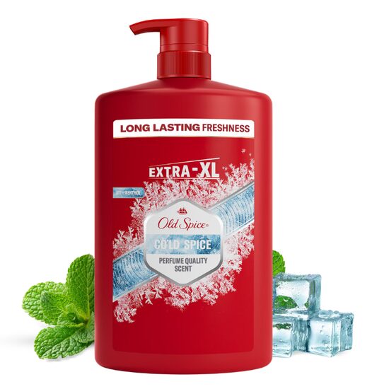 Gel de dus si sampon 3 in 1 Old Spice Cold Spice, 1000 ml