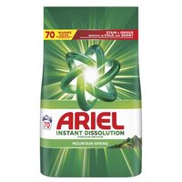 Detergent pudra automat Ariel Mountain Dpring, 4,55kg, 70 spalari