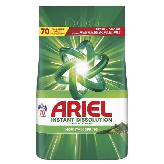 Detergent pudra automat Ariel Mountain Dpring, 4,55kg, 70 spalari