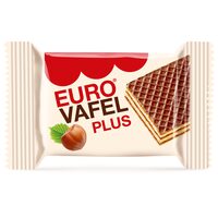 Napolitană cu umplutură din amestec de cremă de lapte și cacao EUROCREAM+ 20G