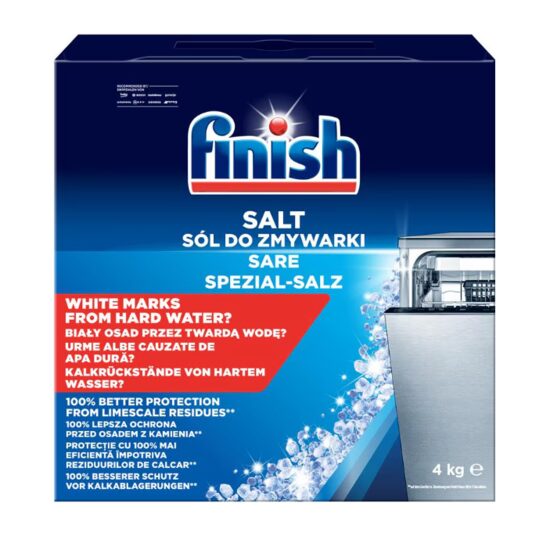 Sare pentru masina de spalat vase Finish, 4 kg