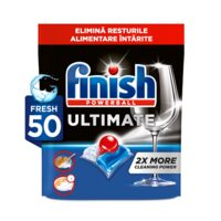 Detergent capsule masina de spalat vase Finish Ultimate All in 1 Fresh, 50 spalari
