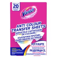 Servetele anti-transfer de culoare Vanish Oxi Action, 20 buc