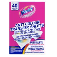 Servetele anti-transfer de culoare Vanish Oxi Action, 40 buc