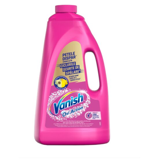 Gel pentru indepartarea petelor de pe haine colorate Vanish Premium Gold Gel Pink, 4L