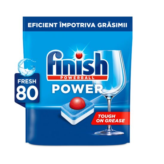 Detergent capsule masina de spalat vase Finish Power All in 1 Fresh, 80 spalari