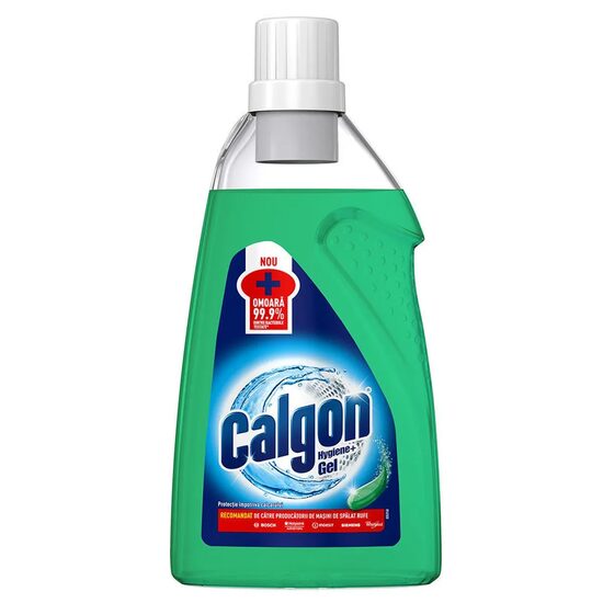 Gel anticalcar Calgon Hygiene Plus pentru masina de spalat, 1.5L