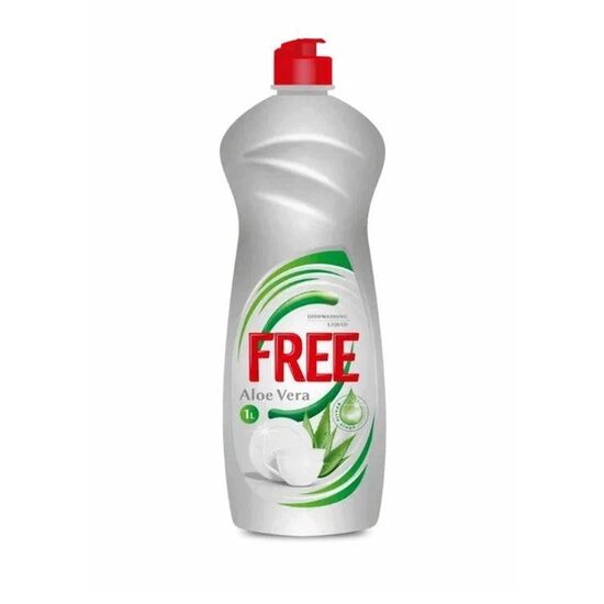 Free Detergent Lichid de Vase Aloe Vera, 1 L