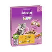 Hrană uscată pentru pisici Whiskas Junior cu pui 300 g