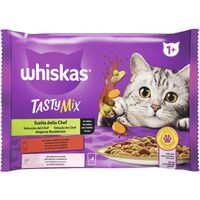 Hrană umedă pentru pisici Whiskas Adult Tasty Mix Chef's choice 4x85 g