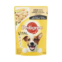 Hrană umedă pentru câini Pedigree cu pui și legume în sos 100 g