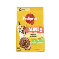 Hrană uscată pentru câini Pedigree Adult cu pasăre și legume 500 g