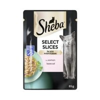 Sheba Plic cu Somon în Sos, 85 g