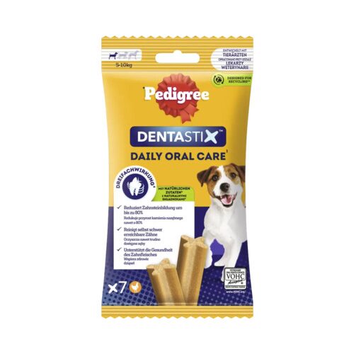 Snack pentru câini Pedigree Dentastix Mono Talie Mică 110 g