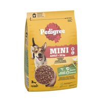 Hrană uscată pentru câini Pedigree Mini Adult cu pasăre și legume 3 kg