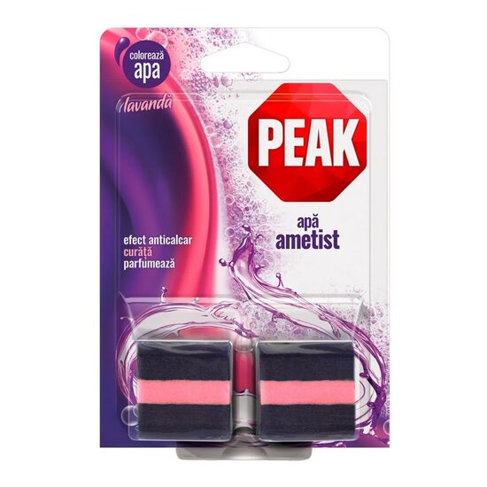 Odorizant tablete pentru bazin toaleta Peak Apa Ametist, 2 x 50 g