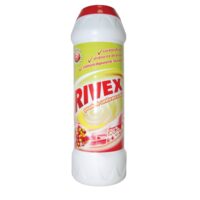 Praf de Curățat Rivex Floral, pentru Curățarea Suprafețelor din Casă, Efect Degresant și Parfum Plăcut, 500g
