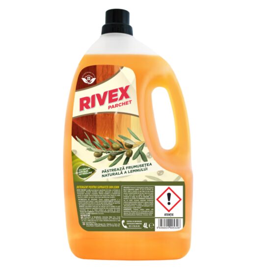 Detergent pentru Parchet Rivex, Curățare și Întreținere Pardoseli din Lemn și Laminat, 4L