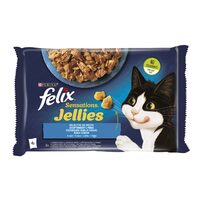 Hrană umedă pentru pisici Felix Fantastic Vita & Pui, 4x85 g