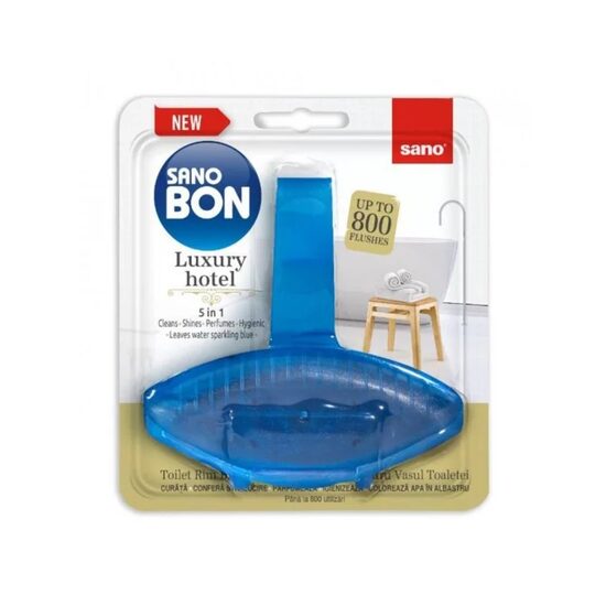 Odorizant toaleta SANOBON 5in1 cu miros luxury hotel, Sano, 55 g