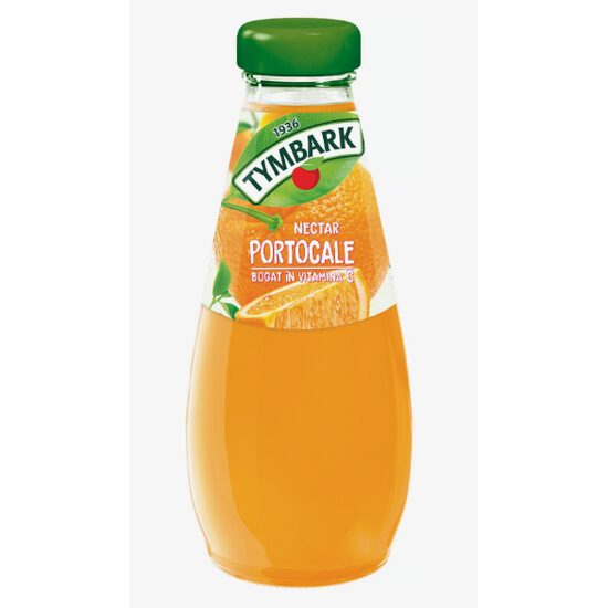 Bautura racoritoare necarbogazoasa Tymbark portocală nectar sticla, 250 ml, SGR
