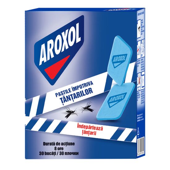 Aroxol Pastile Împotriva Țânțarilor 30 Bucăți