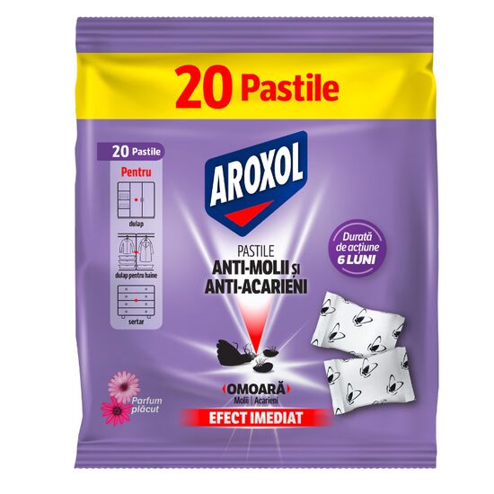 Aroxol Pastile Antimolii și Antiacarieni 20 Bucăți