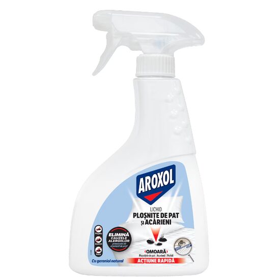 Aroxol Lichid Împotriva Ploșnițelor de Pat și Acarienilor 300 ml