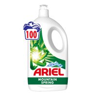 Detergent de rufe lichid Ariel Mountain Spring, 100 Spalari, 4.5 L