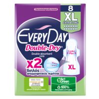 EVERYDAY Absorbante Double-Dry cu aripioare – 8 bucăți